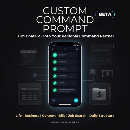 Custom Command Prompt Beta by Ground Zero Systems final product cover